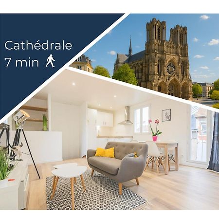 Appartement Lumineux Proche Cathedrale Reims Luaran gambar